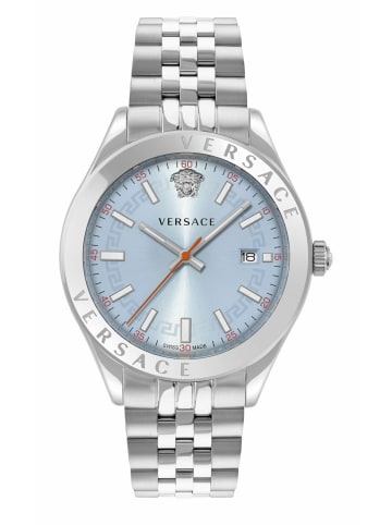 Versace Quarzuhr für Herren in silber