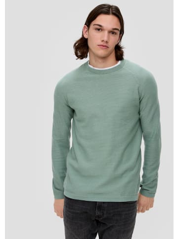 QS Strickpullover in 7238_salbeigrün