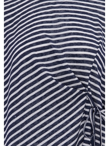 hoona Women Longsleeve in NAVY OFFWHITE