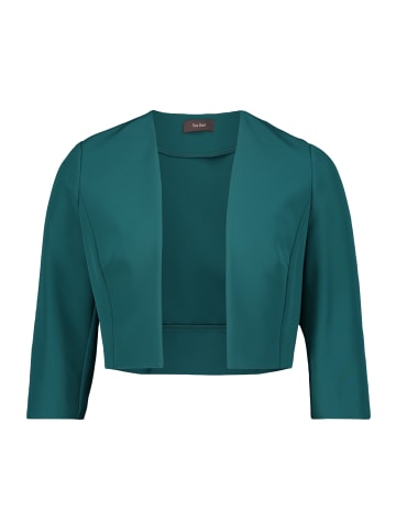 Vera Mont Bolero-Jacke mit Kellerfalten in Dark Emerald