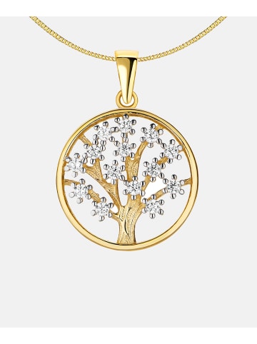 Diamant L'éternel Halskette aus 585 Gelbgold