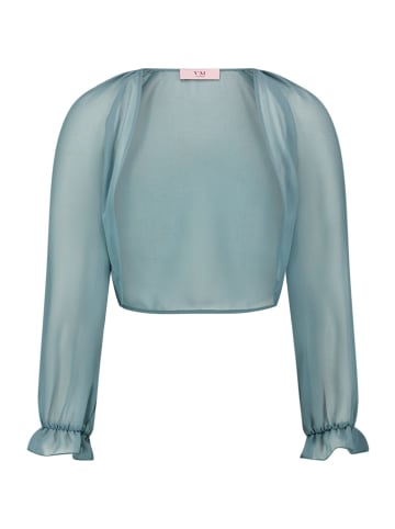 Vera Mont Bolero-Jacke mit gekräuseltem Ausschnitt in Cloudy Sky