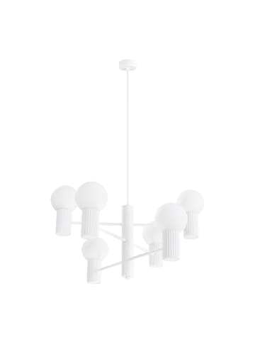 Nice Lamps Kronleuchter ORBITAL 6 white H 230 cm