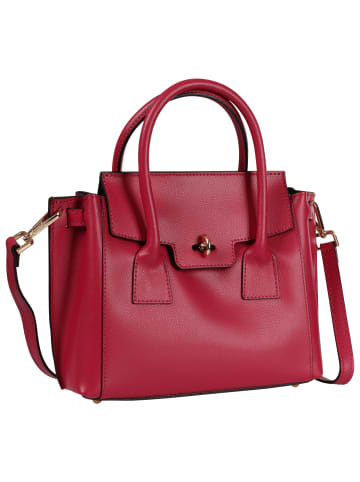 Toscanto Leder Handtasche Toscanto Tasche fuchsia, pink ca. 30cm