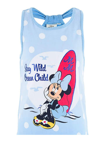 Disney Minnie Mouse Sommerkleid mit Glitzerdetails Minnie Mouse in Hellblau