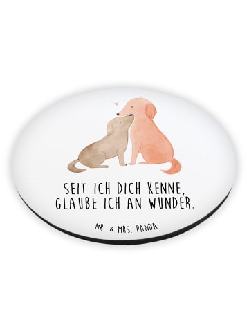 Mr. & Mrs. Panda magnet Hunde Liebe mit Spruch in Weiß