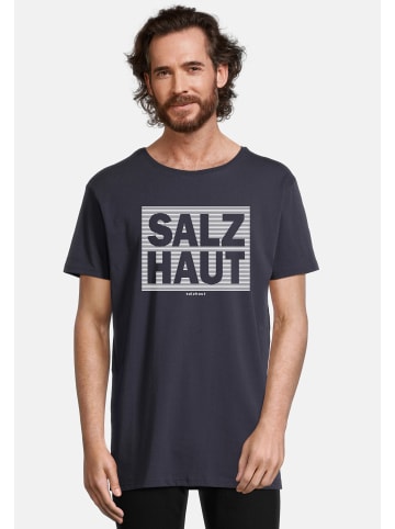 Salzhaut Shirt DIEK - SALZHAUT STREIFEN in Navy - White