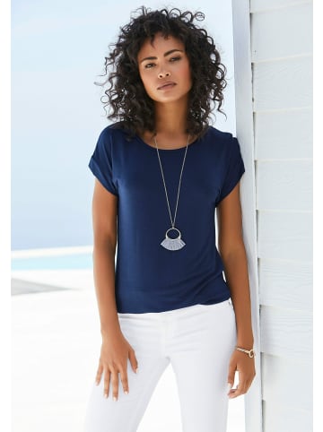 Vivance T-Shirt in koralle, navy