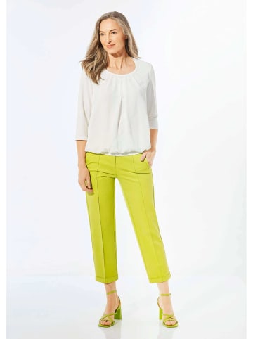 GOLDNER Kurzgröße:  Hose Hose mit 7/8-Länge in hellgrün