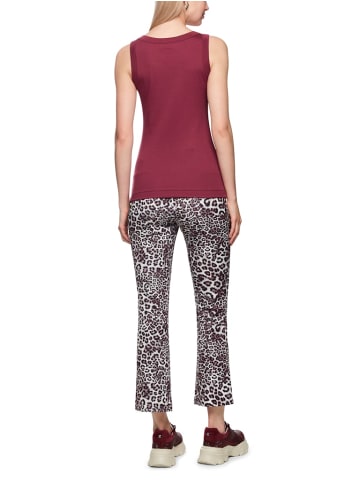 MARC CAIN Basic Top aus Baumwollstretch in Rot
