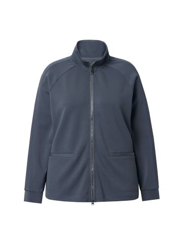 Ulla Popken Sweatjacke in vulkangrau