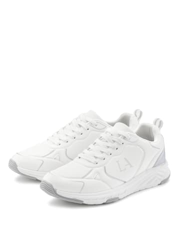 LASCANA Sneaker in weiß/silberfarben