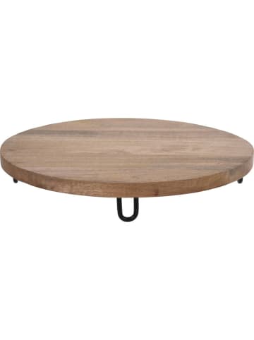 Home&Styling Collection Eco Style Snackbrett für jede Küche in Braun, Ø 40 cm