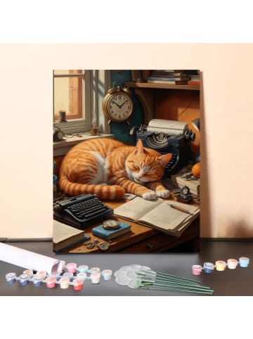 ARTNANAS DIY Malen nach Zahlen Set-"Der treue Gefährte" 