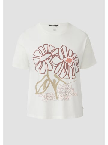 QS T-Shirt in 02D0_creme