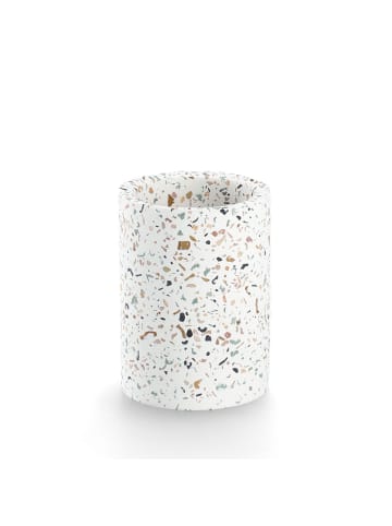 Zeller Zahnbürstenbecher TERRAZZO in Mehrfarben, (B) 8,2 x (H) 11 x (L) 8,2 cm