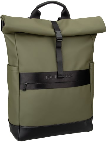 JOOP! Rolltop Rucksack Modica Nuvola Jaron Backpack LVZ in Olive Night