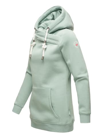 Marikoo Kapuzensweatshirt Izuyaa in Dusty Mint Melange