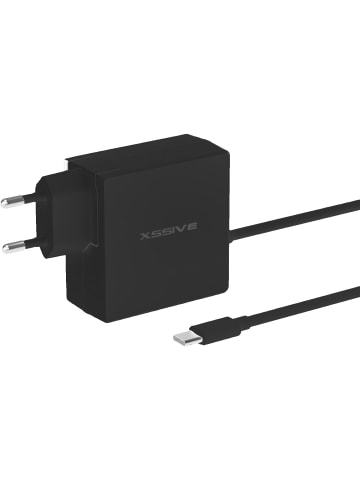 COFI 1453 65W Schnelladegerät USB-C 2m für Smartphone, Tablet, Notebook in Schwarz