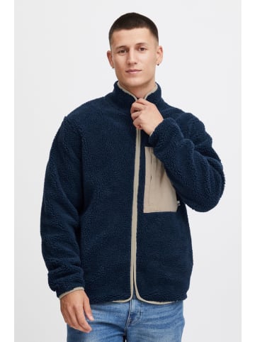 !SOLID Fellimitatjacke #NV in Blau