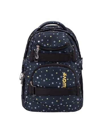 Wave Rucksack Infinity "Black and Yellow Dots" in schwarz H 43 cm B 31 cm T 22 cm 