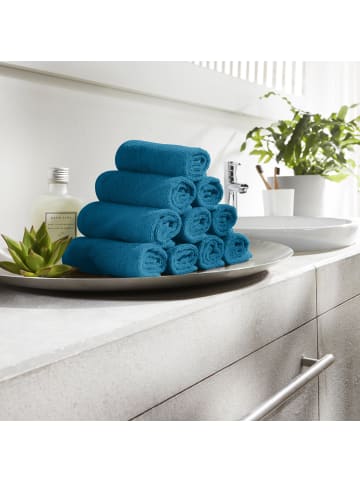 Erwin Müller Seiftuch 10er-Pack Heidenheim in ozeanblau