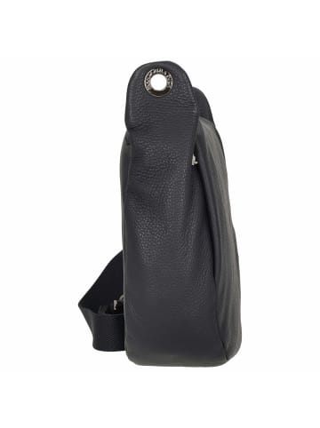 Mandarina Duck Mellow Leather - Umhängetasche 34 cm (warm taupe) in dress blue