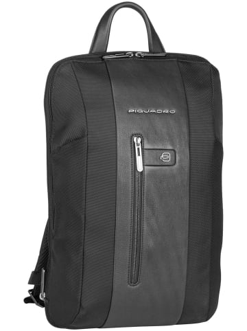 Piquadro Rucksack / Backpack Brief Slim Laptop Backpack 6384 in Nero