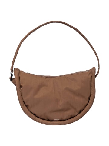 SANDQVIST Curve Half Moon Bag S - Umhängetasche 26 cm (black) in dark taupe