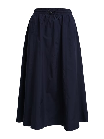Milano Italy A-förmiger Rock mit Teilungsnähten in Navy