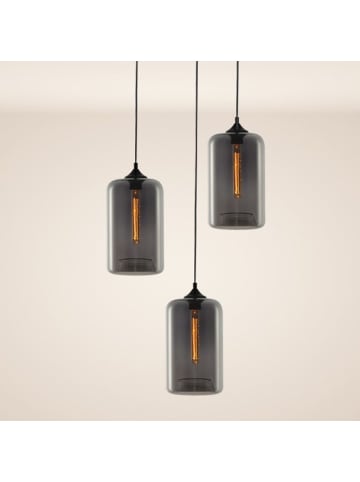 s.LUCE Hängeleuchte Cruet mehrflammig in Rauch