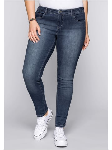 sheego Jeans in dark blue Denim