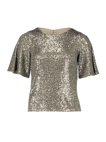 Vera Mont Pailletten-Bluse mit Flügelärmeln in Turf