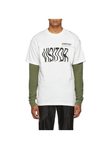 Weiß Baumwolle T-Shirt