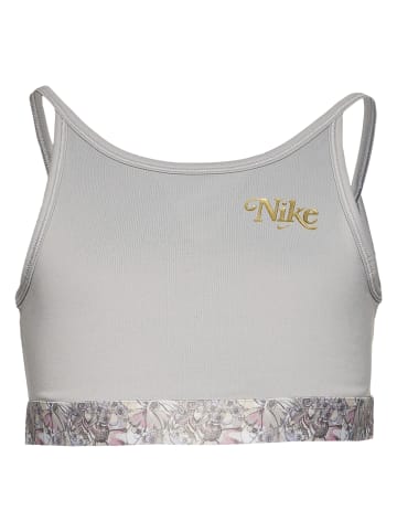 Nike Bra in smoke grey/metallic golden