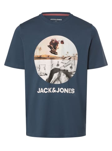 Jack & Jones T-Shirt JJNavin in blau