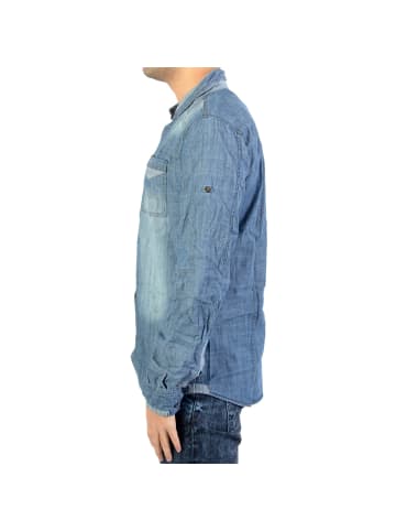 Deeluxe Hemd Metal S17433 Blue Blau