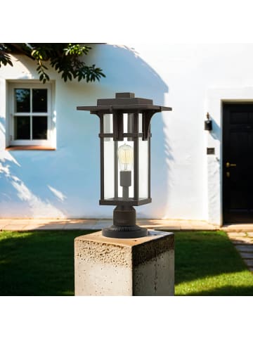 Licht-Erlebnisse Wegeleuchte (B)23.5 x (L)23.5 x (H)49 cm in Ölgeriebenes Bronze