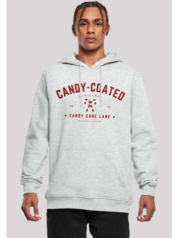 F4NT4STIC Hoodie Weihnachten Candy Coated Christmas in grau meliert