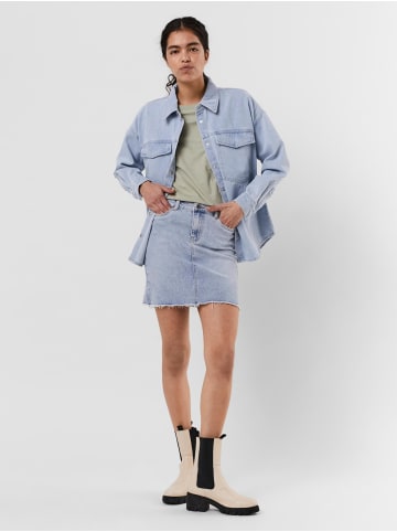 Vero Moda Oversized Denim Bluse Jeans Hemd VMPALOMA in Blau