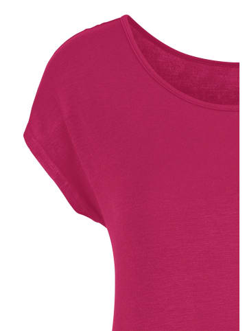 LASCANA Longshirt in magenta