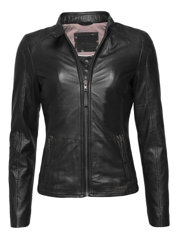 Mustang Lederjacke Jeannette in schwarz