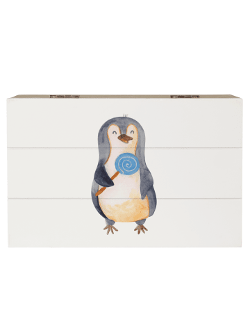 Mr. & Mrs. Panda Box Pinguin Lolli ohne Spruch in Weiß