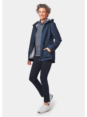GOLDNER Funktionaler Regenmantel mit Jerseyfutter in marine