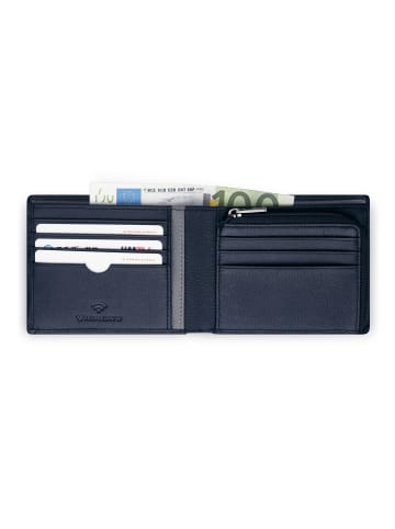 Roncato Alaska Geldbörse RFID Schutz Leder 13 cm navy