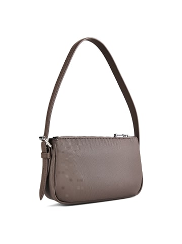 Lacoste Daily City Schultertasche 21 cm dark brown