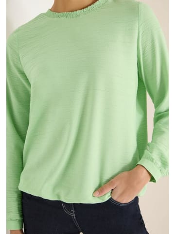 Cecil Langarmbluse in bamboo green