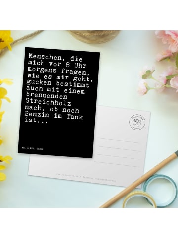Mr. & Mrs. Panda Wanddeko Menschen, die mich vor... mit Spruch in Schwarz