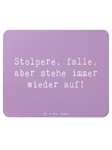 Mr. & Mrs. Panda Mousepad Spruch Fehler machen und daraus lernen... in Lavendeltraum