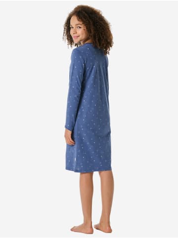 Schiesser Nachthemd Horse World in jeansblau